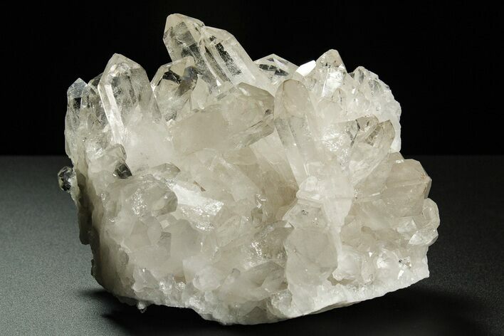 Clear Quartz Crystal Cluster - Brazil #299633